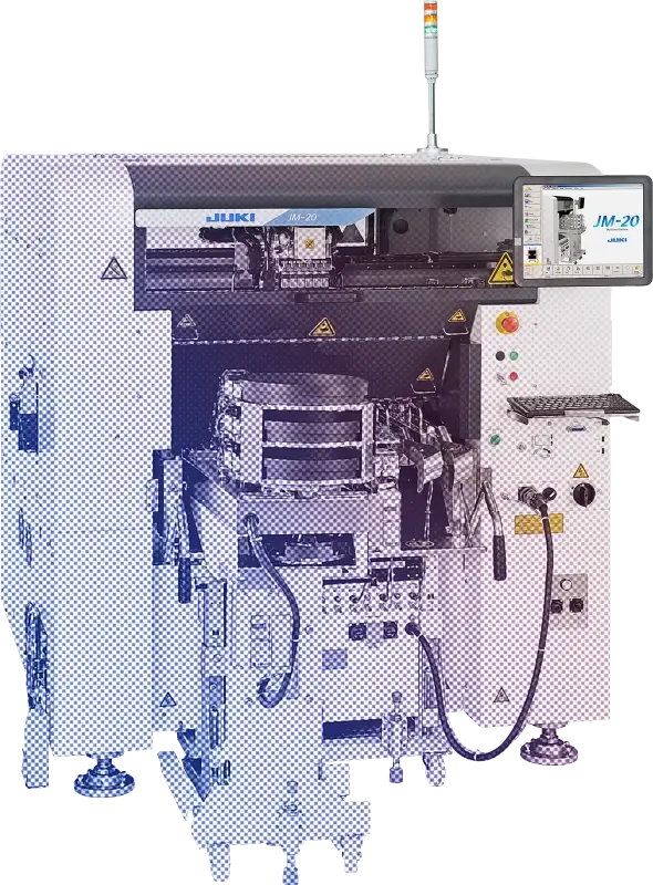 JM-20 – THT and SMT Pick & Place Machine