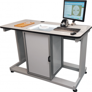 JUKI ISM Material Incoming Station - material incoming desk with scanner - optimization of incoming goods - Wareneingangstisch mit Scanner - Wareneingang optimieren